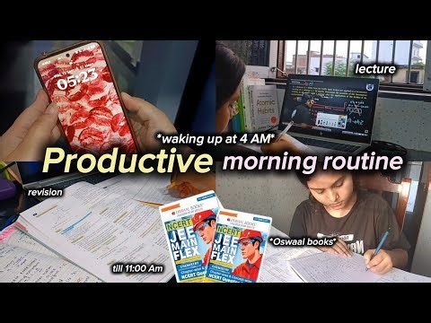 4 AM ☀️🌙Productive Morning❤️‍🩹 Routine 📚|Study With Me | Indian Student Vlog,12th Grade ⏰Study Vlog