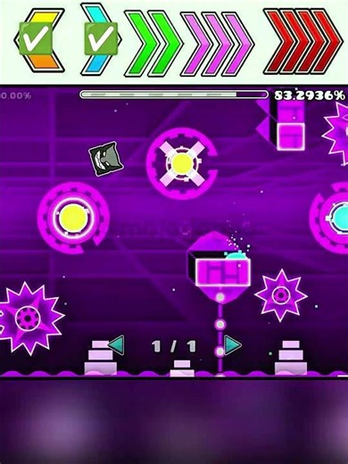 TOE 2 Ship in Different Speeds #geometrydash