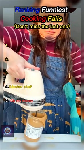 Ranking Funniest Cooking Fails. Try Not To Laugh Challenge #funny #shorts #fails