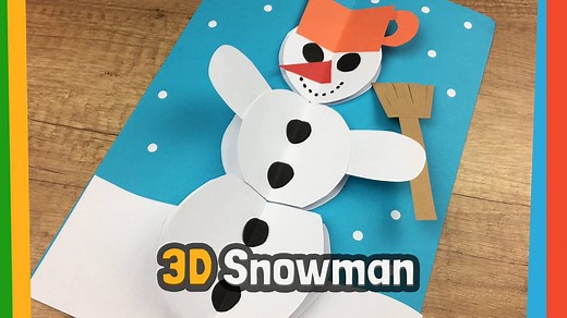 688K views · 720 reactions | 3D paper snowman :) | Paper Magic | Facebook