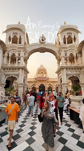 An evening in ISKCON Vrindavan. . . . #iskconvrindavan #KrishnaBhakti #harekrishna #VrindavanVibes | Iskcon vrindavan