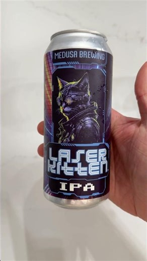 Beer Review: Laser Kitten IPA by Medusa Brewing 🍺 #beer #craftbeer #ipa #beerreview