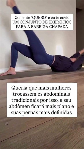 5 Minutos de ativação pélvica para reposicionar a barriga caída