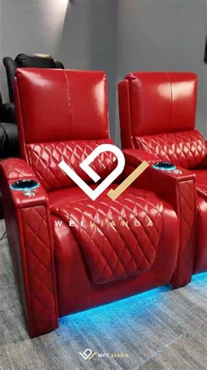 My Favorite Red Power Recliner | Premium Leather Comfort with Smart Features