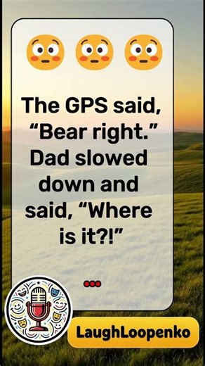 Dad Took The GPS Instructions Way Too Seriously #funny #joke #humor #shorts