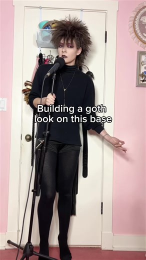 Turtleneck season baby #80sfashion #altfashion #80salternative #tradgoth #80sgoth