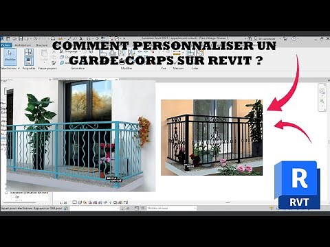 comment personnaliser un garde-corps sur revit?