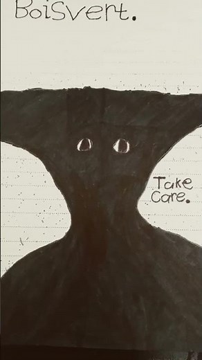 Boisvert #analoghorror #drawing #horror #scary #boisvert #takecare