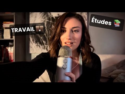 ASMR Français | Chuchotements +35 min (parcours scolaire, métier…)