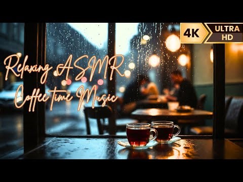 Relaxing ASMR | Meditation Music | Coffee Shop Ambience
