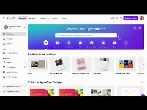 PDF hochladen und bearbeiten mit Canva