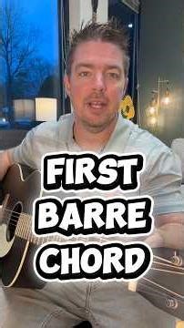 Learn First Barre Chord on Guitar 🎸