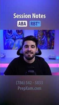 ¿Cómo hacer una Nota de ABA como RBT? #rbt