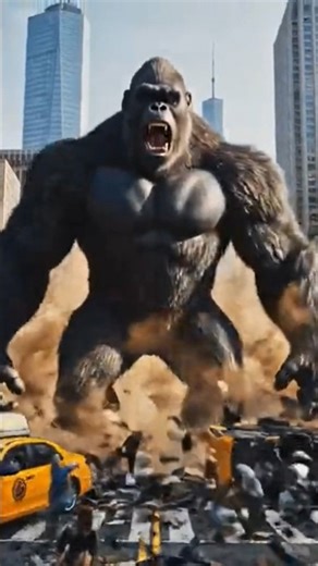 King Kong Enters City and Attacks an Alien Creature #kingkong #aliencreatures #monsterbattle