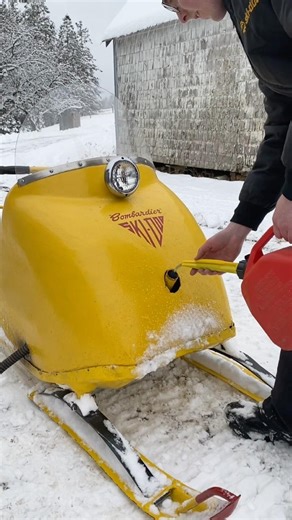 1963 Ski-Doo first ride of the season