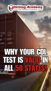 Your CDL works in all 50 states because every CDL school and program is regulated by the FMCSA. The government sets the same curriculum and testing standards nationwide to make sure every driver is trained the same way. That means no matter where you go, you’re qualified to drive safely anywhere in the country! Want to get your CDL license?! Driving Academy will help: Visit https://www.cdldrivingacademy.com/?utm_medium=social&utm_id=1210605130059525 Sign up for our guaranteed training course and