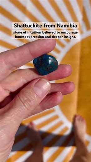 Shattuckite from Namibia — Deep Blue Copper Mineral