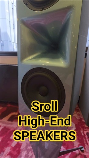 High-End SPEAKERS Sroll SPEAKER New Modern Construction Top Sound