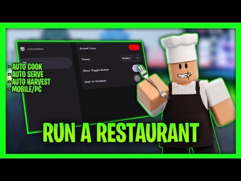 *NEW* Run a Restaurant Script - Auto Cook, Auto Assign Seats, Auto Clean & More