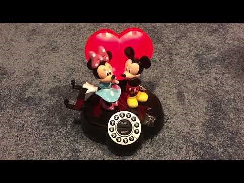 Talking Animated Telephone | Minnie Kisses Mickey and the Heart Lights and Blinks | Toyland Galore