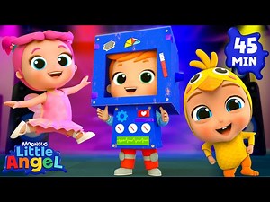 Exercise and Dance Party Songs | Little Angel Kids Songs & Nursery Rhymes - Videos For Kids