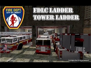 GTA IV - Firefighter Mod - FDLC Tower Ladder