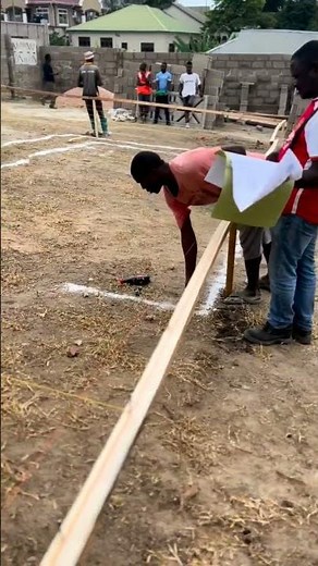 Setting out of a building & dig foundation trenches. #shortsindia #shorts #feedshorts #construction