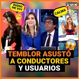2.4M views · 51K reactions | Ayer por la noche los peruanos fuimos sorprendidos por un temblor de 6 grados. El movimiento telúrico fue registrado por las cámaras de televisión durante programas en vivo y también por usuarios en redes sociales quienes se encontraban realizando transmisiones en vivo y tuvieron que salir de sus habitaciones, por el fuerte movimiento. | Trome | Facebook