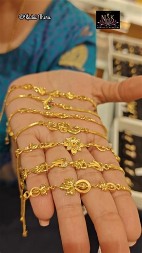 4g to 8g gold bracelet designs| Every day casting bracelets | NSK Thangamaaligai