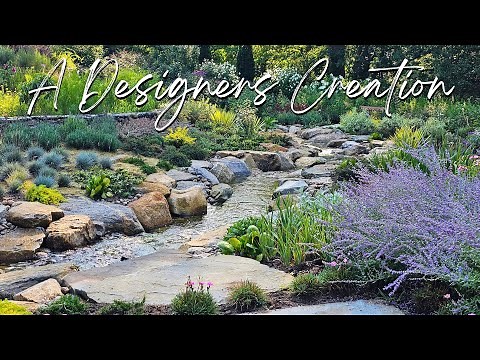 Landscape Designer Turned a Field Into a Stream & Shares Plant Combinations.