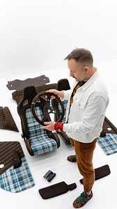 New CarBone interior project for a Porsche 964. #porsche911 #tartan #nubuck #carupholstery #porscheinterior #recarosportster #recarocs #momoprototipo #carboneliveries #porschedesign #porschelove #carculture #upholsteryservices #porsche964 | Car Bone Liveries