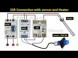 SSR Connection with Sensor & Heater Diagram ‪@CircuitInfo‬
