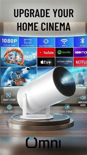 HY300 Mini Portable Projector – Game Console Smart Android Projector