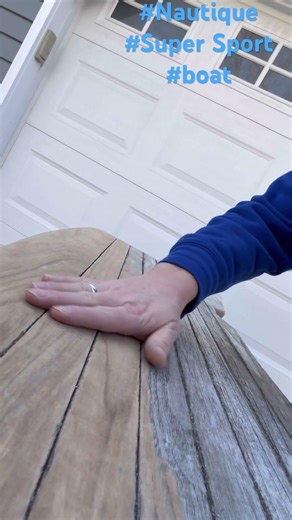 Teak Swim Platform Resto!! #boat #boating #nautique #supersport