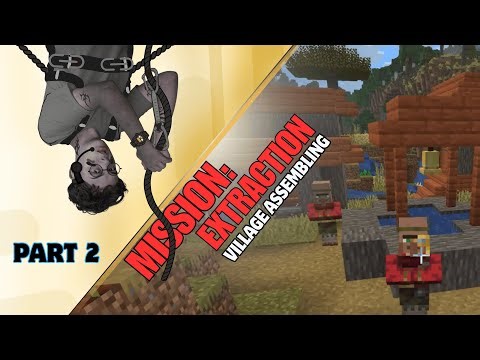 Building a basic village for my villagers Part 2 - Minecraft Survival Intro to Absolute Beginners