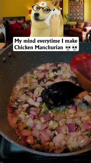 Vegetarian Chicken Manchurian 🤣 How to make Chicken Manchurian #memes#comfortfood#chinesetakeout
