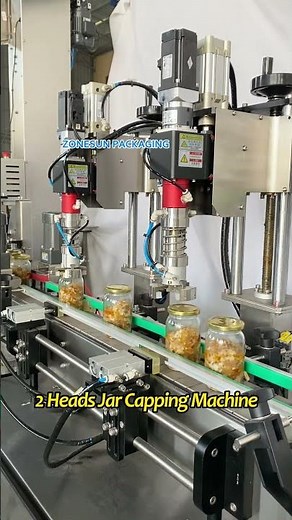 Sauerkraut Jar Capping Machine | 2 Heads Jar Capper