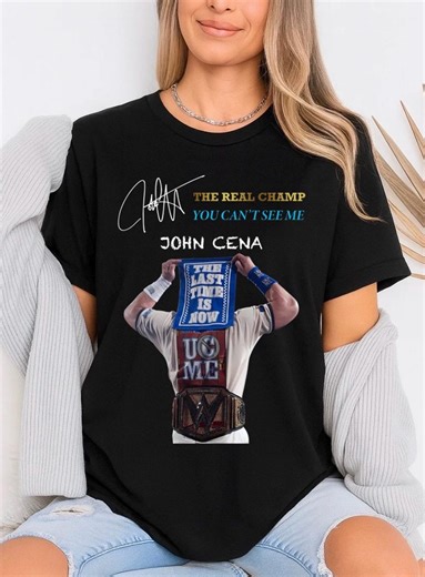 John Cena Shirt, You Cant See Me, Wrestlemania 17th World Champion Shirt, WWE World Champion Shirt, Gift for John Cena Fan, Gift for WWE Fan - Etsy