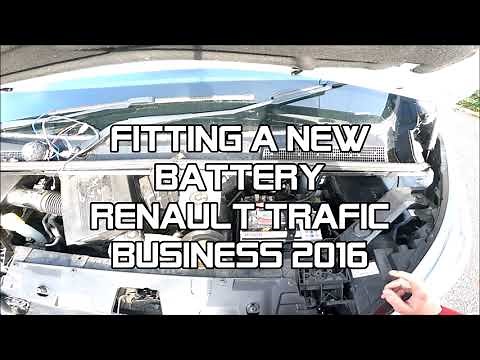 Replacing my van battery - 2016 Renault Trafic Business 2016 #renaulttrafic
