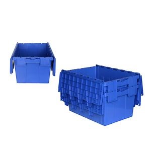 [Hot Item] Industrial 100% Virgin PP Storage Boxes with Attached Lid