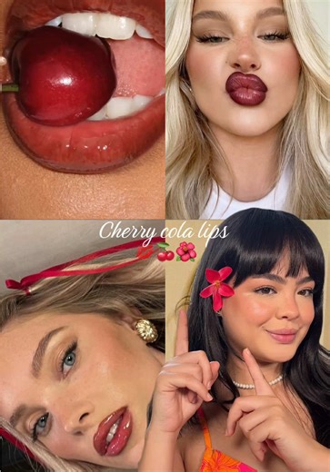 Cherry Cola Lips Tutorial for Stunning Makeup