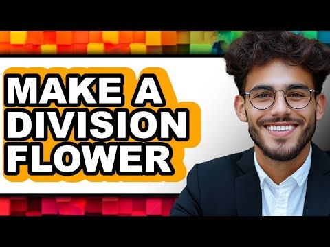 How to Make a Division Flower (UPDATED)