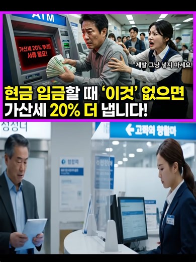 현금 입금 시 가산세 피하기 위해 알아야 할 것
