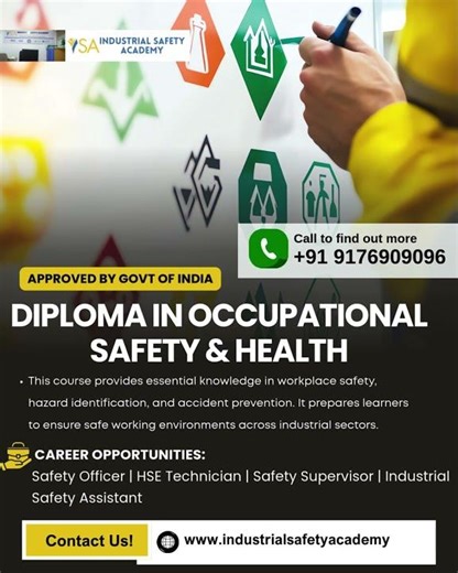 Occupational Health Safety Course in Chennai & Tamil Nadu | Industrial Safety Academy | #hse