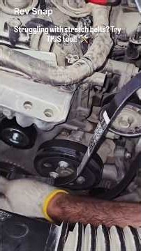 How to Replace a Drive Belt Like a Pro! 🛠️ #shorts #mechanic