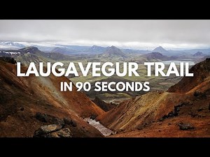 Iceland - Hiking 83km Laugavegur Trail in 90 Seconds