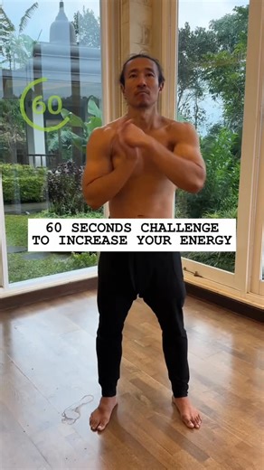 Mike Chang | Flow60 on Instagram: "Try this for 60 seconds to calm down your nervous system and get more grounded and centered. Let me know in the comments if it worked for you. Comment “GROWTH” for the 20 minute full version and I’ll DM it to you."