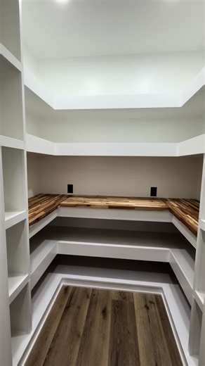 Butcher Block Pantry Makeover