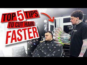 Top 5 Tips on How to cut hair FASTER 💨