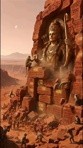 Ai-Universe Wanderer on Instagram: "Lord Rama on Mars | Hanuman’s Divine Discovery #ai #lordrama #hanuman #mars #unearthed viral trend This video presents a purely AI-imagined divine story where Hanuman discovers Lord Rama on the surface of Mars. Set against vast red landscapes and cosmic silence, this vision blends Sanatan Dharma symbolism with interplanetary imagination. ⚠️ Disclaimer: This is a fictional AI visualization created for artistic and devotional storytelling. It is not a scientific